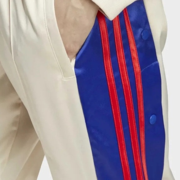 Adidas Original Satin Adibreak Hip hop Street Wear Retro Old School Track Pants - Picture 3 of 10